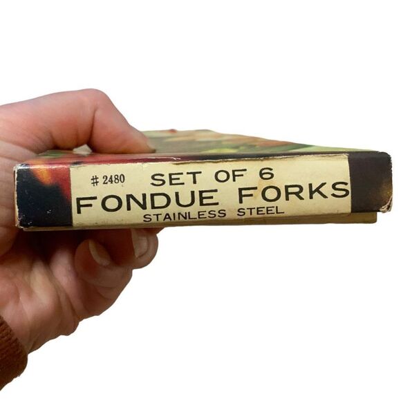 Vintage 60s Fondue Forks New in Box - Picture 11 of 11